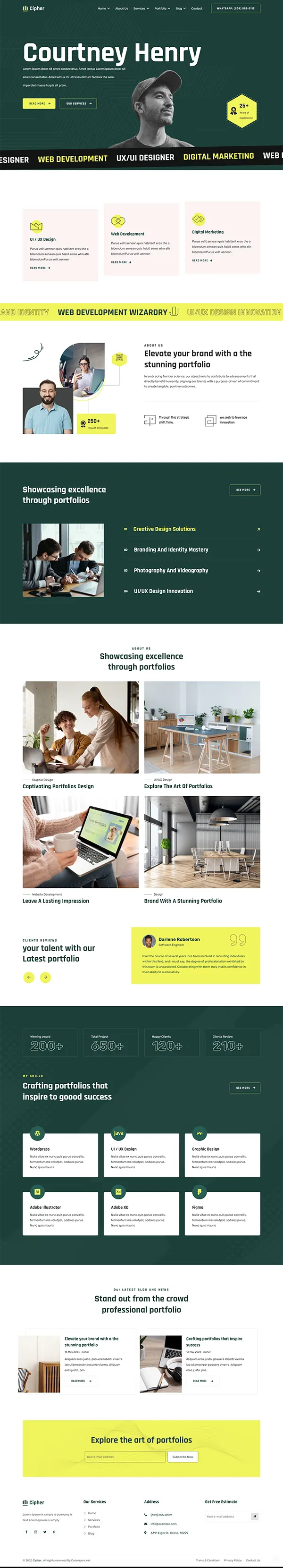 Cipher - Joomla 6 Creative Agency Portfolio Template
